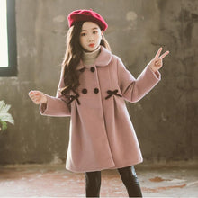 Load image into Gallery viewer, Children Jacket for Girls Winter Wool Warm
