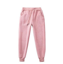 Load image into Gallery viewer, Velvet Sweatpants Warm Fleece Pants
