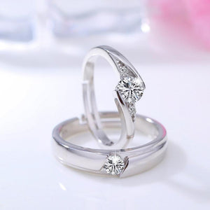 Silver Couple Ring Classic