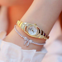 Load image into Gallery viewer, Small Dial Watch Women Charm Bracelet
